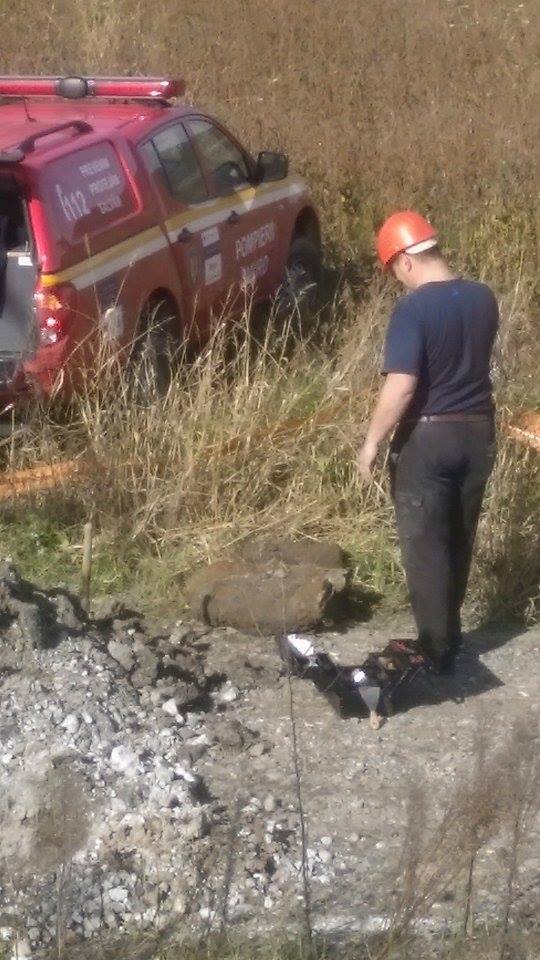 Bombe de aviație, descoperite pe șantierul CFR din Copșa Sat