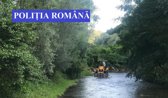 Bărbat din Agrieș, depistat în flagrant de polițiști în timp ce exploata ilegal resurse minerale