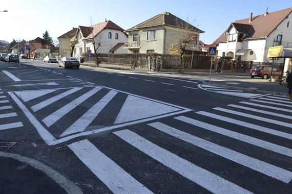 Sibiu: Calea Cisnădiei redeschisă după ample lucrări de modernizare