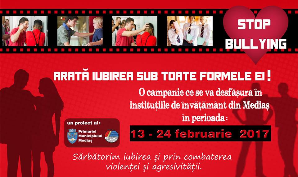 Consiliul Local al Tinerilor Mediaș desfășoară o campanie de combatere a violenței și agresivității