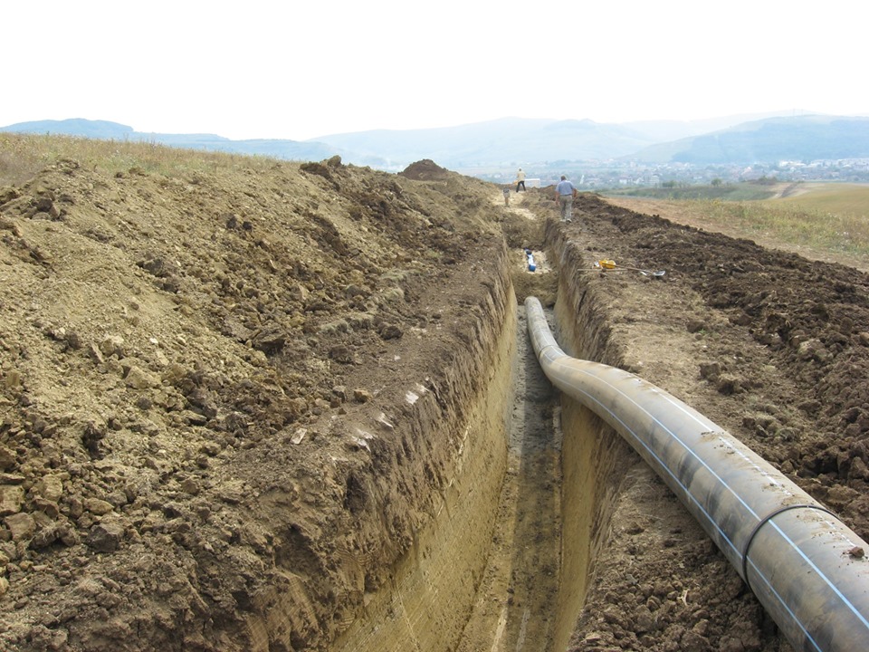 Rețea nouă de canalizare în comuna Sic
