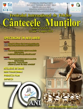 Vezi programul Festivalului Internațional de Folclor „Cântecele Munților”
