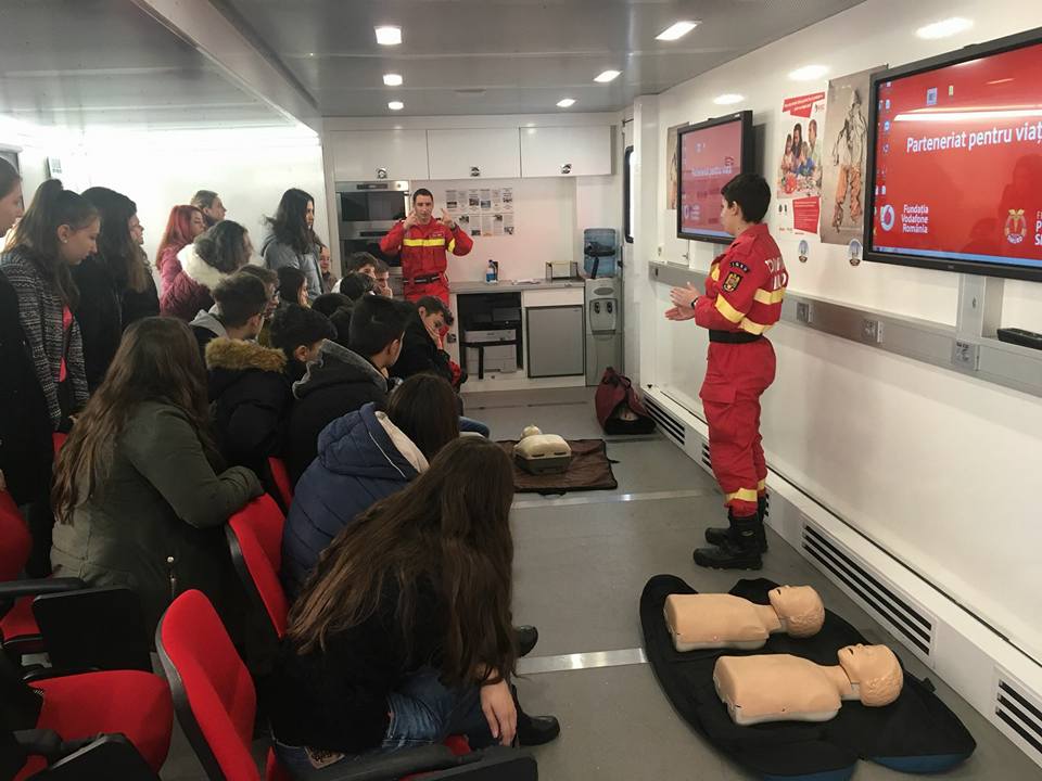 Caravana SMURD se află în județul Sibiu