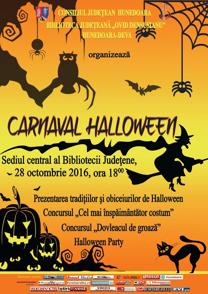 Carnaval Halloween la Deva (azi, ora 18)