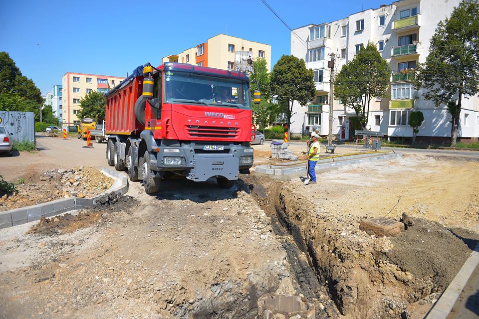 Turda: Au început lucrările și în cartierul Micro 1