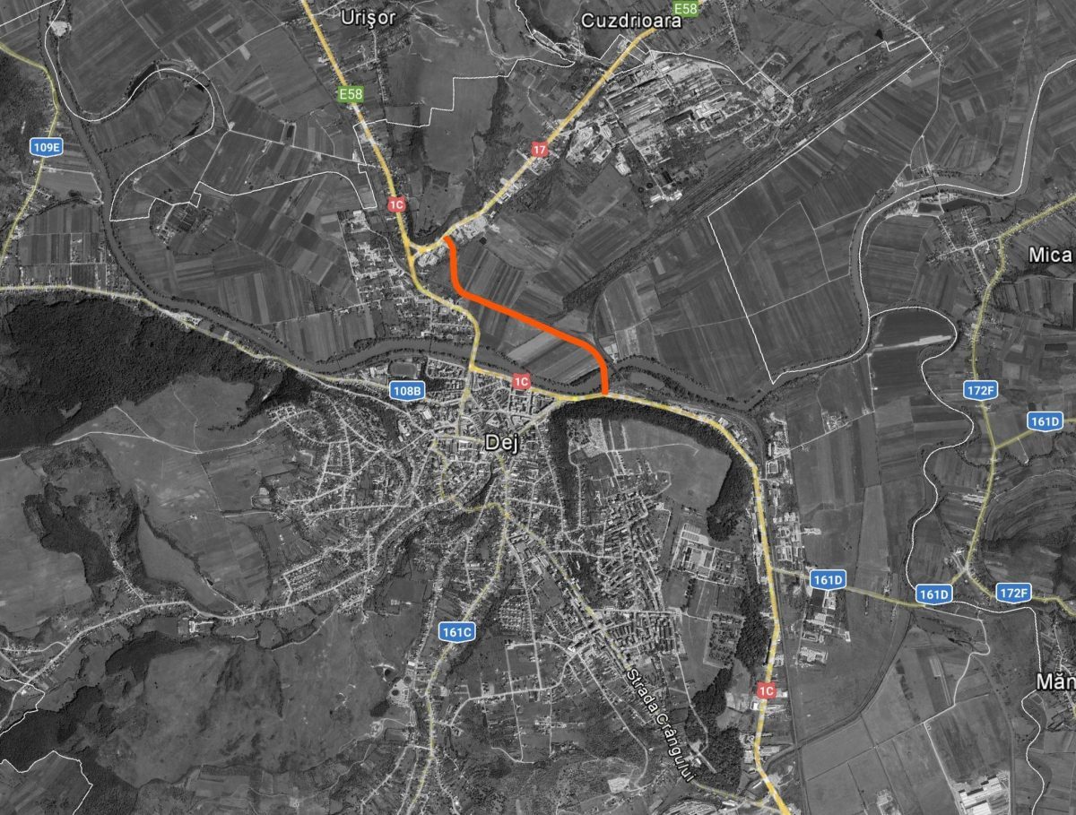 CJ Cluj demarează proiectul centurii Dejului