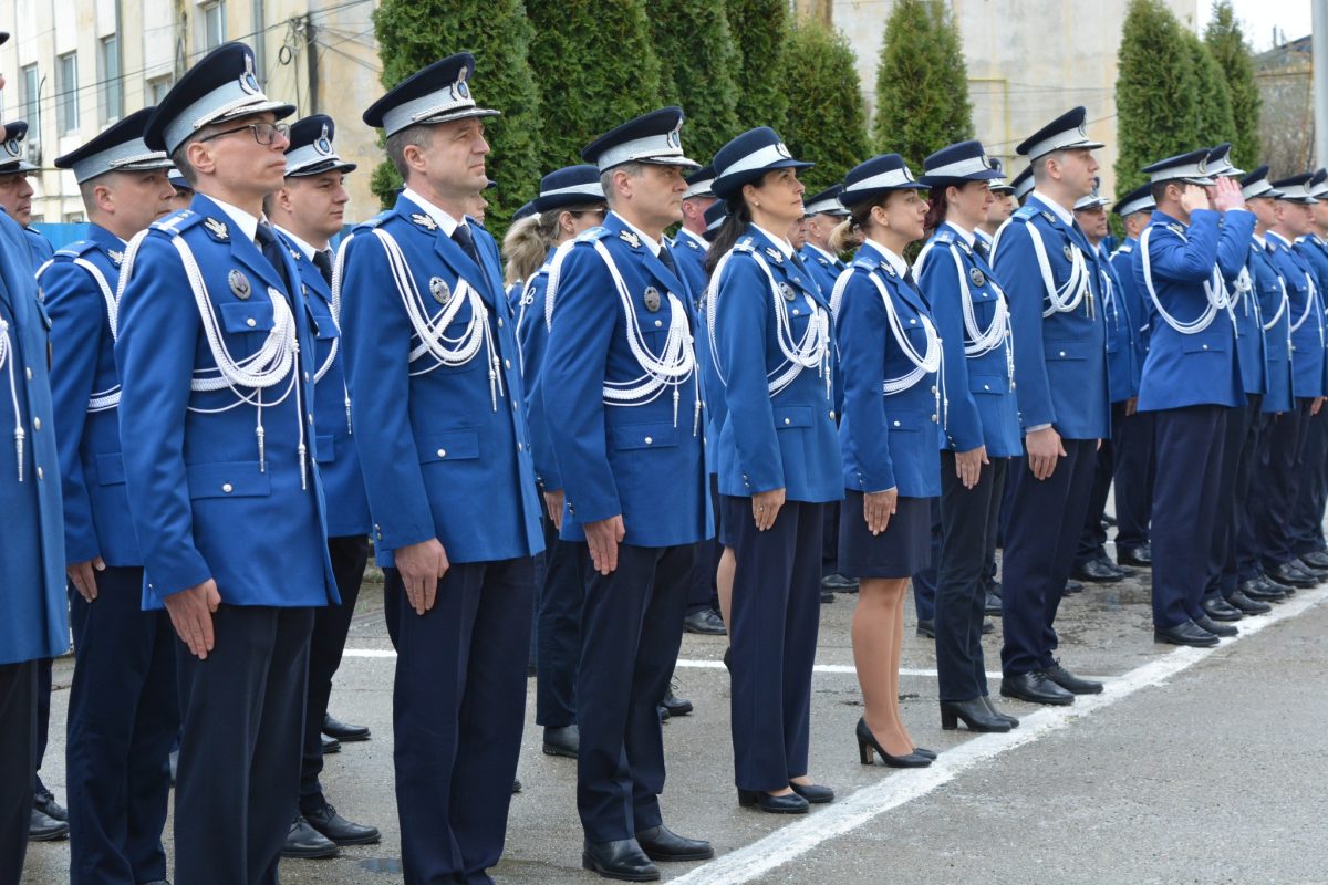 Ceremonial militar și avansări în grad la Bistrița cu ocazia împlinirii a 173 de ani de la înființarea Jandarmeriei Române
