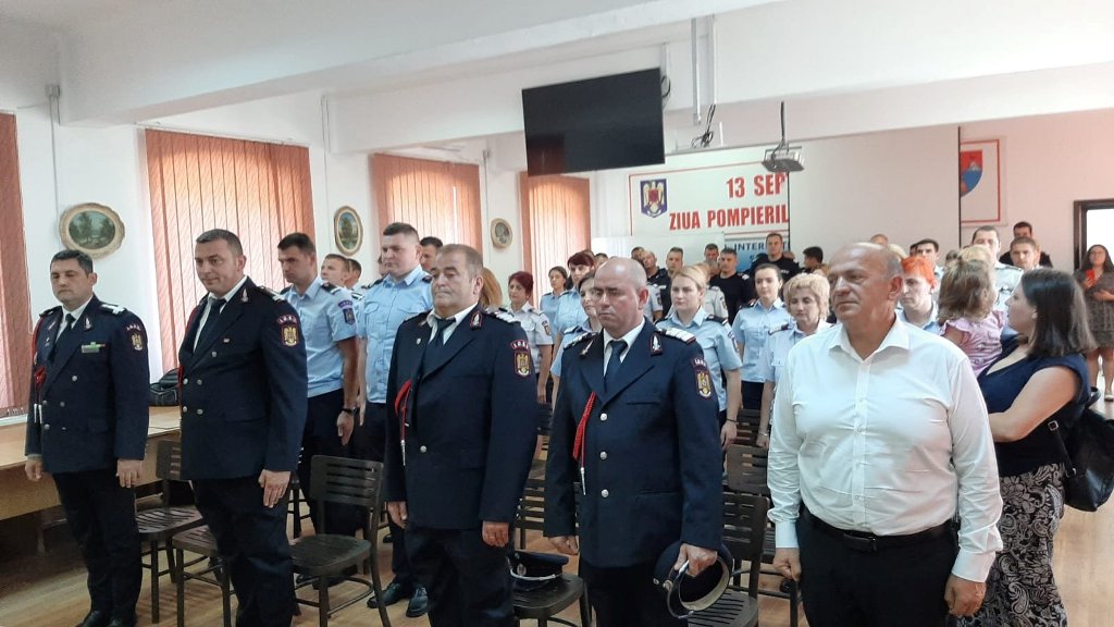 Final de carieră pentru patru pompieri militari maramureșeni