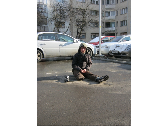 Cerșetori amendați în Baia Mare