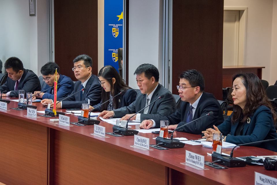 Delegație chineză, în vizită la Consiliul Județean Cluj