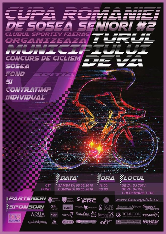 Turul Municipiului Deva la ciclism