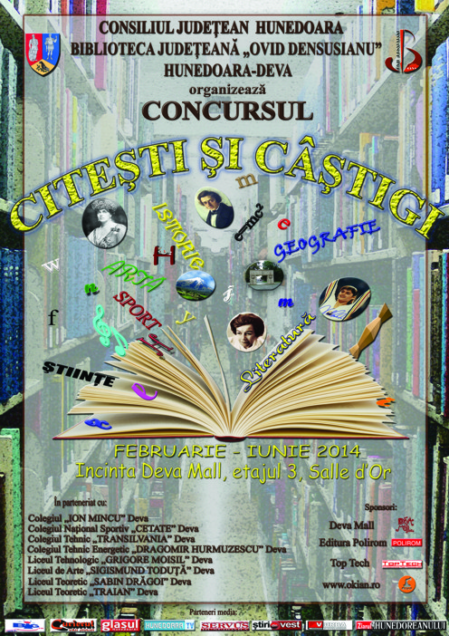 „CITEȘTI și CÂȘTIGI”, concurs organizat de Biblioteca Județeană din Deva