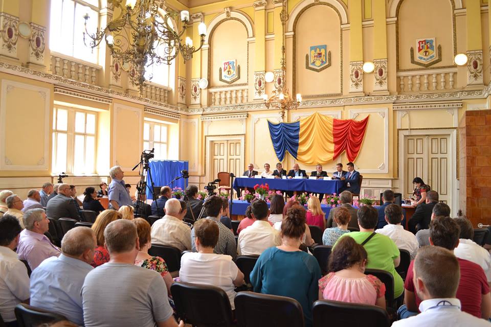 Ședința de constituire a Consiliului local al municipiului Dej