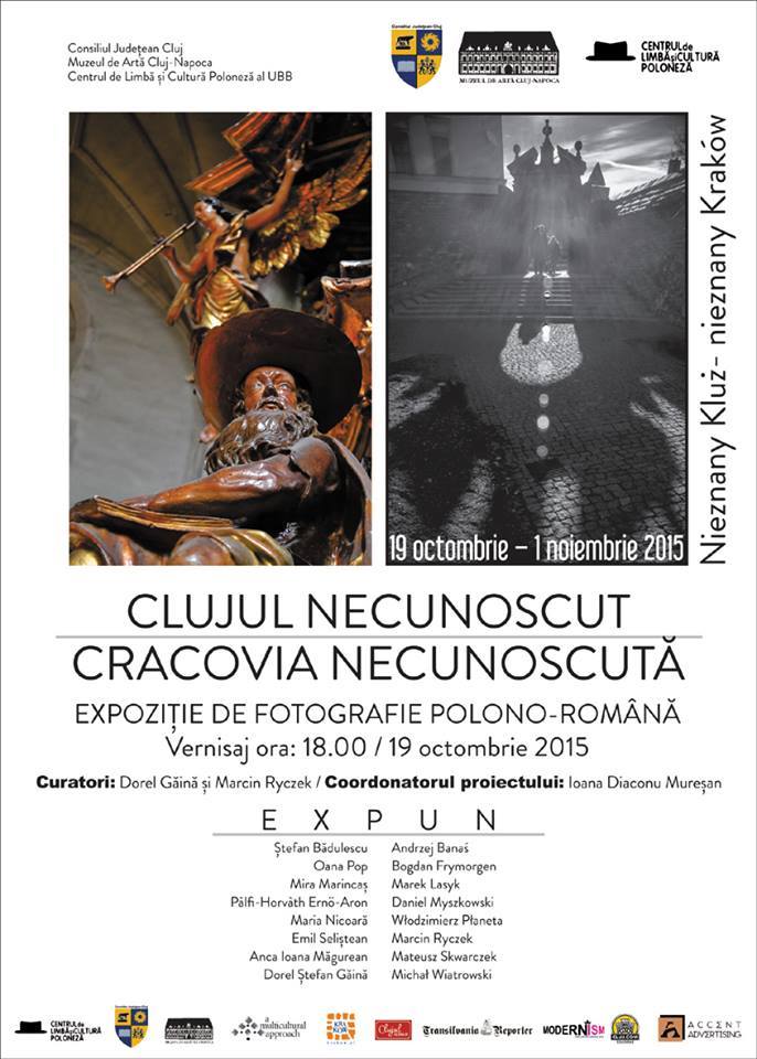 Expoziţie de fotografie „Clujul necunoscut – Cracovia necunoscută” la Muzeul de Artă Cluj