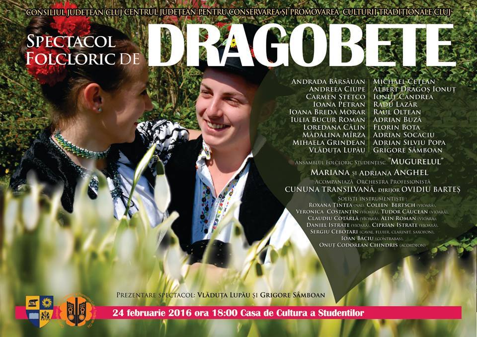 Cluj Napoca: Spectacol folcloric de Dragobete
