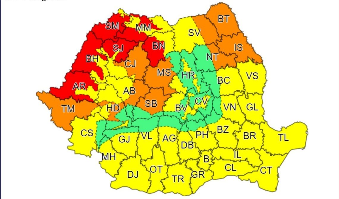 Puncte de hidratare în Bistrița