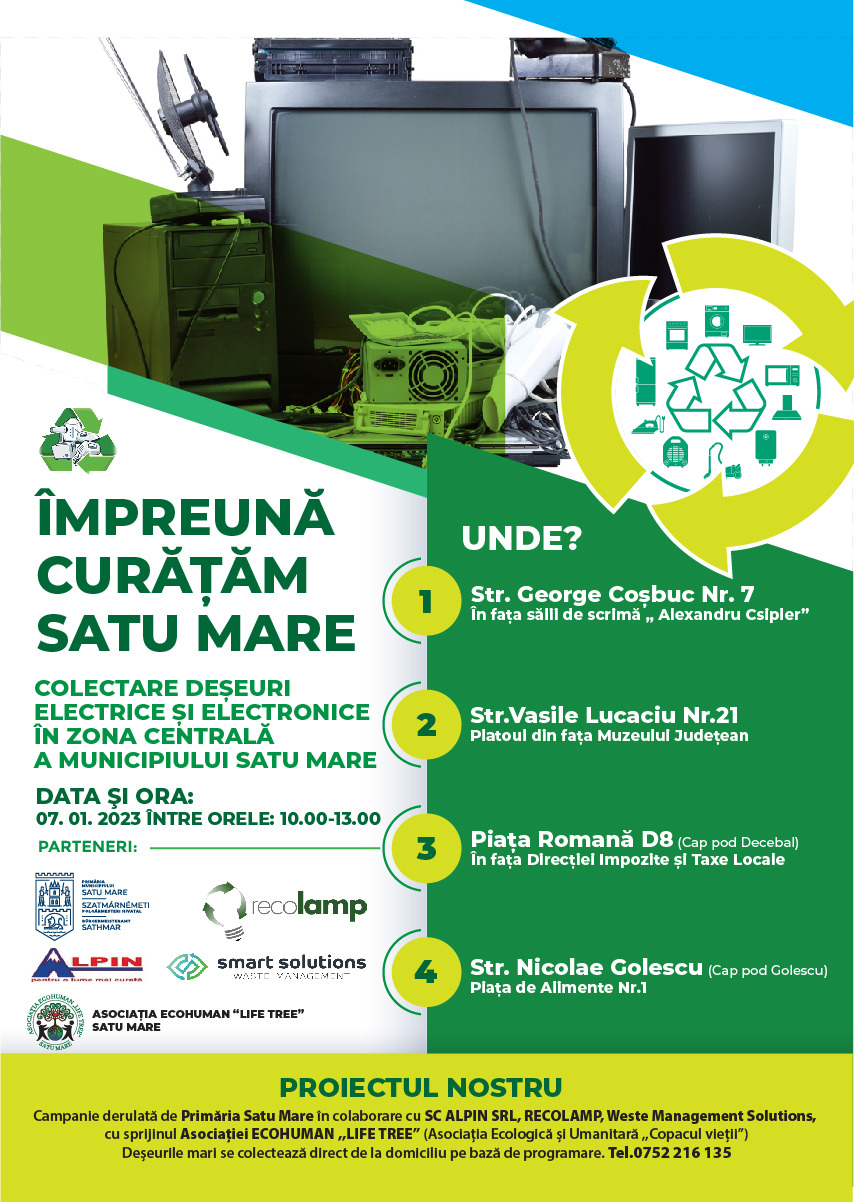 Acțiuni de reciclare a deșeurilor electrice și electronice