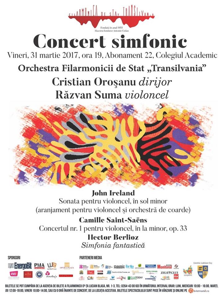 Cluj Napoca: Concert simfonic sub bagheta dirijorului Cristian Oroşanu