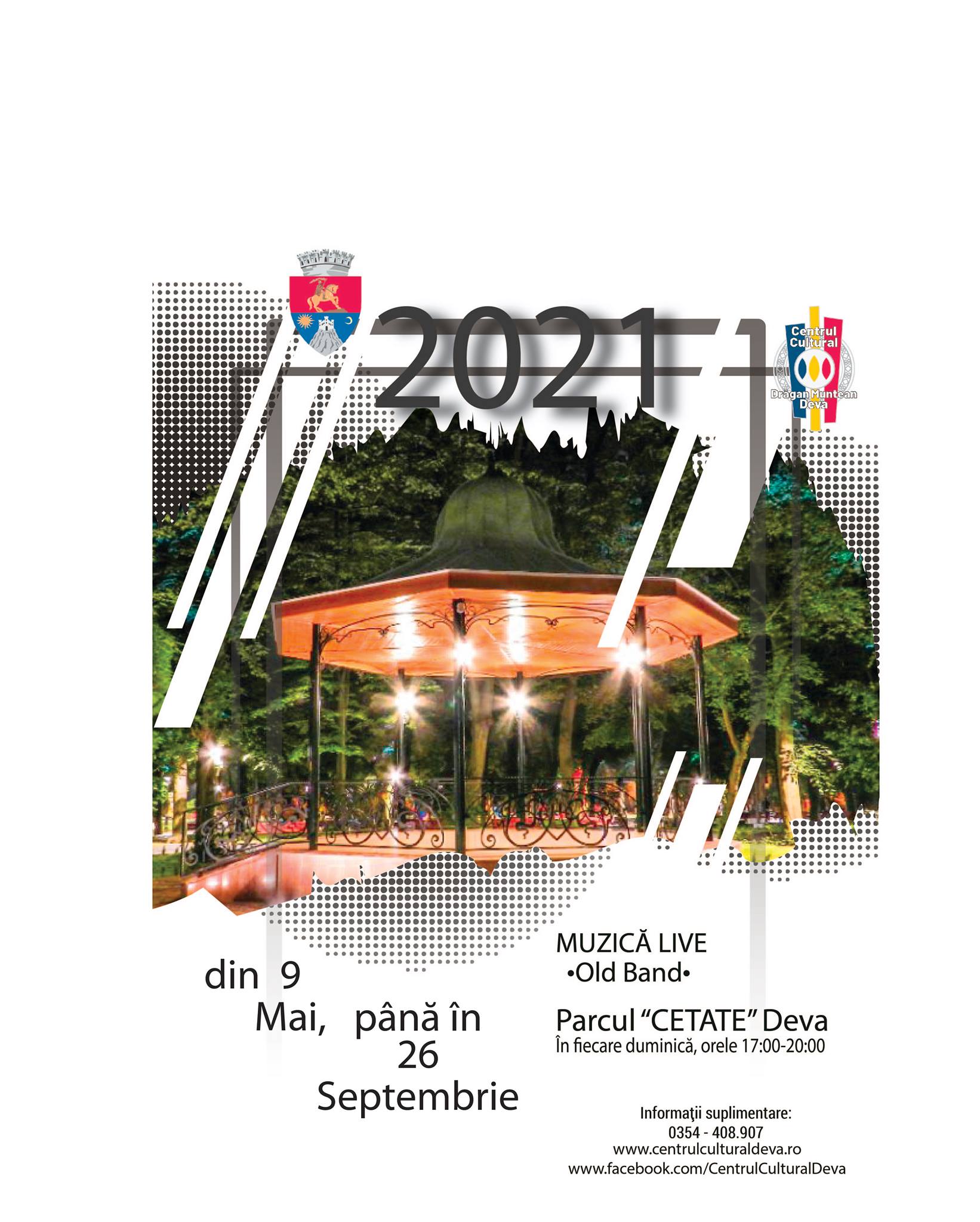 Concerte live în Parcul Municipal ,,Cetate” din Deva