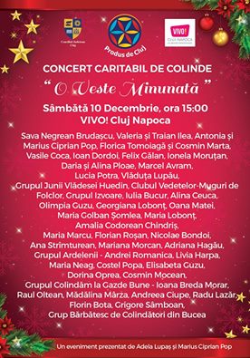 Cluj Napoca: Concert caritabil pentru ajutorarea comunității satului clujean Ticu