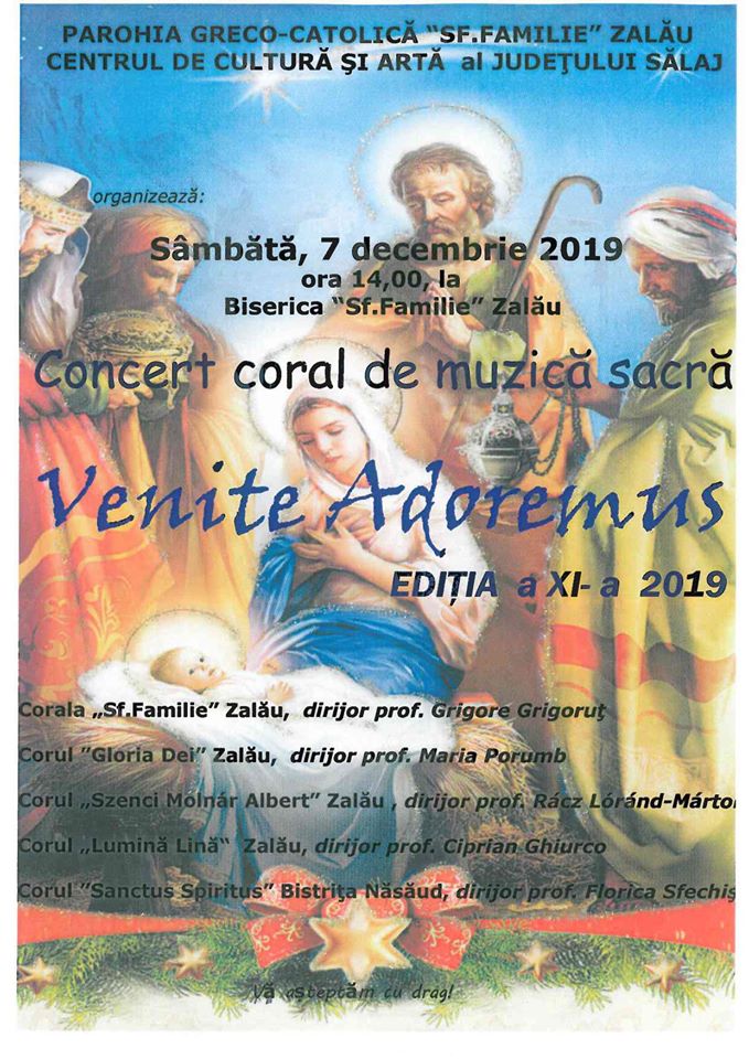 Concert coral de muzică sacră în Zalău
