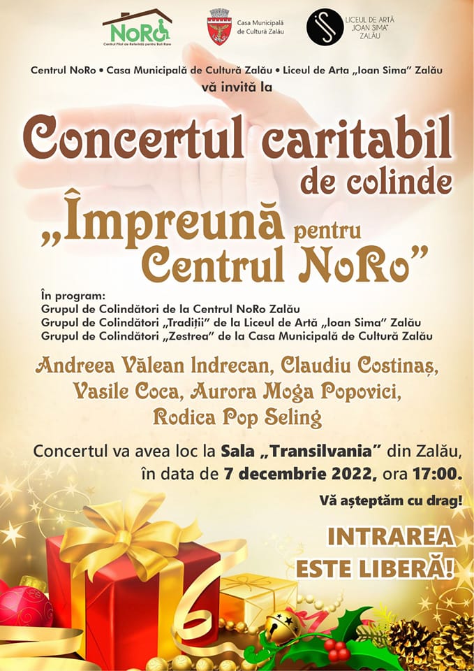 Concert caritabil de colinde, ”Împreună pentru Centrul NoRo”