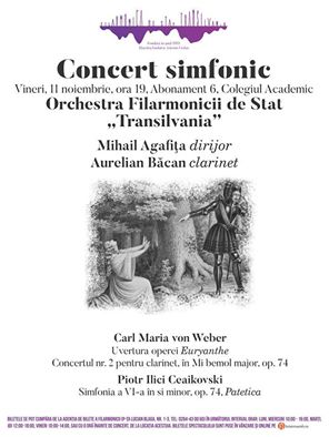 Cluj Napoca: Concert simfonic sub bagheta dirijorului Mihail Agafiţa la Filarmonica de Stat ,,Transilvania”