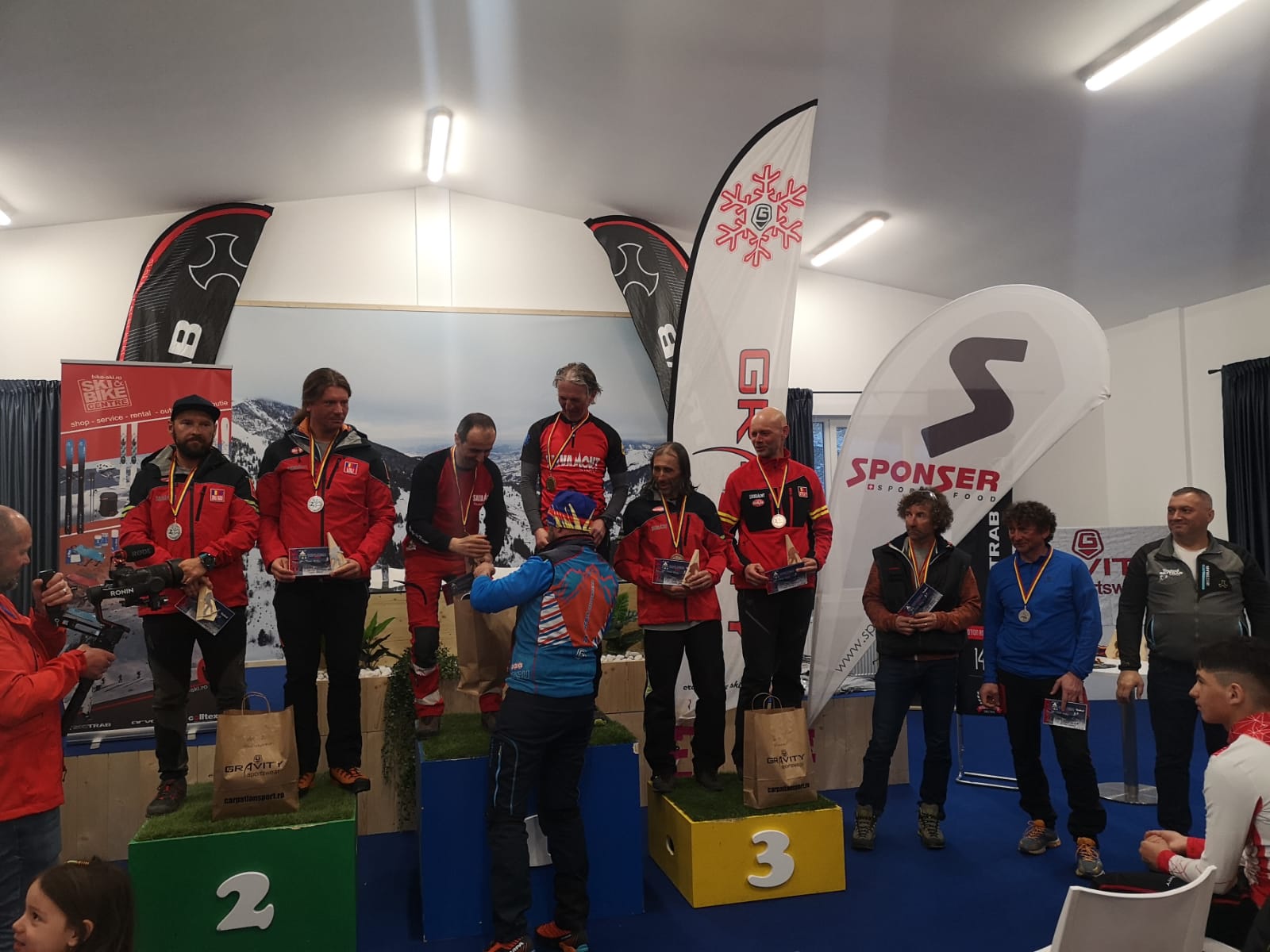 Salvamont Cluj, pe podium la competiția salvatorilor de la Borșa