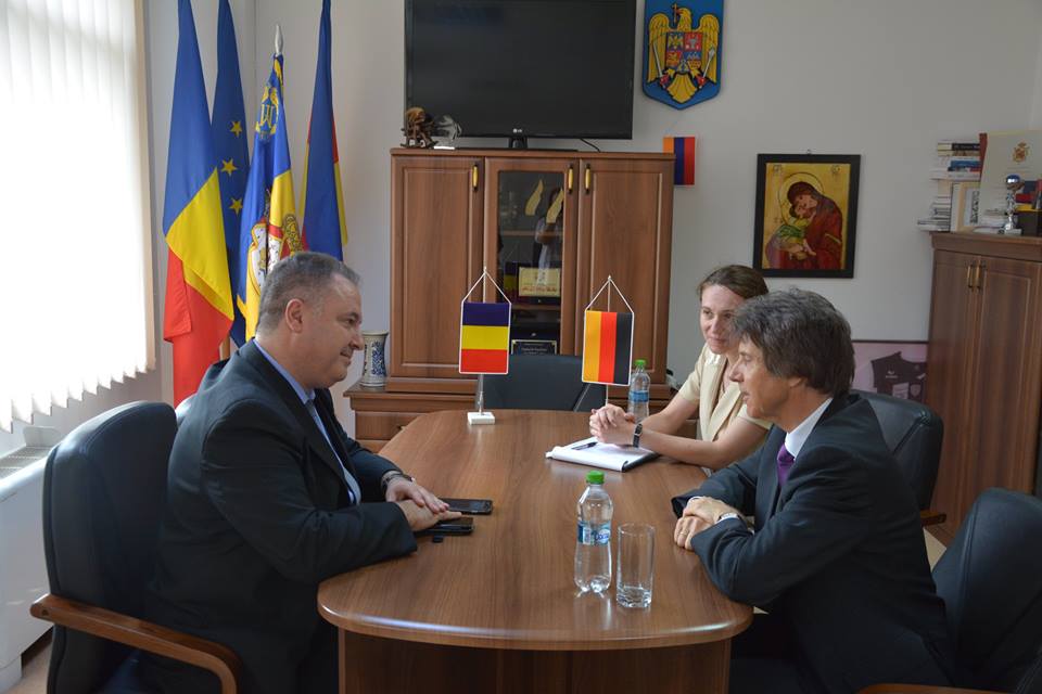 Consulul Germaniei la Sibiu, în vizită la Consiliul Județean Cluj