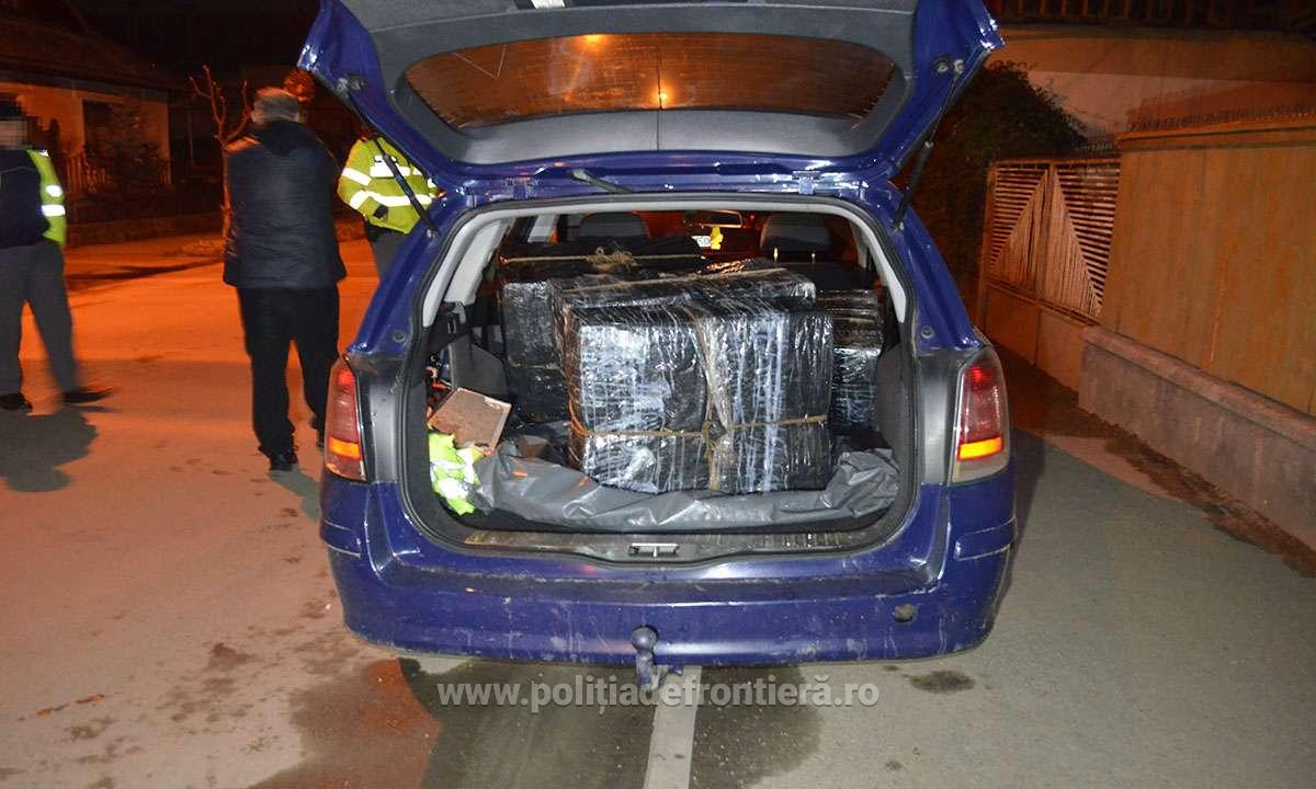 Cetățean român cercetat pentru contrabandă și 6.500 pachete cu țigări confiscate