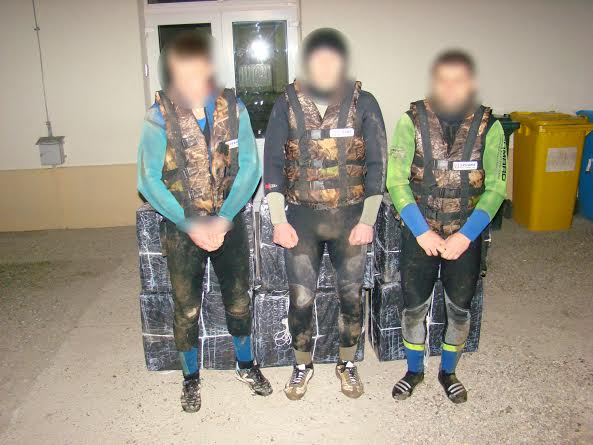 Trei „scafandri” ucraineni, cercetați de polițiștii de frontieră maramureșeni pentru contrabandă