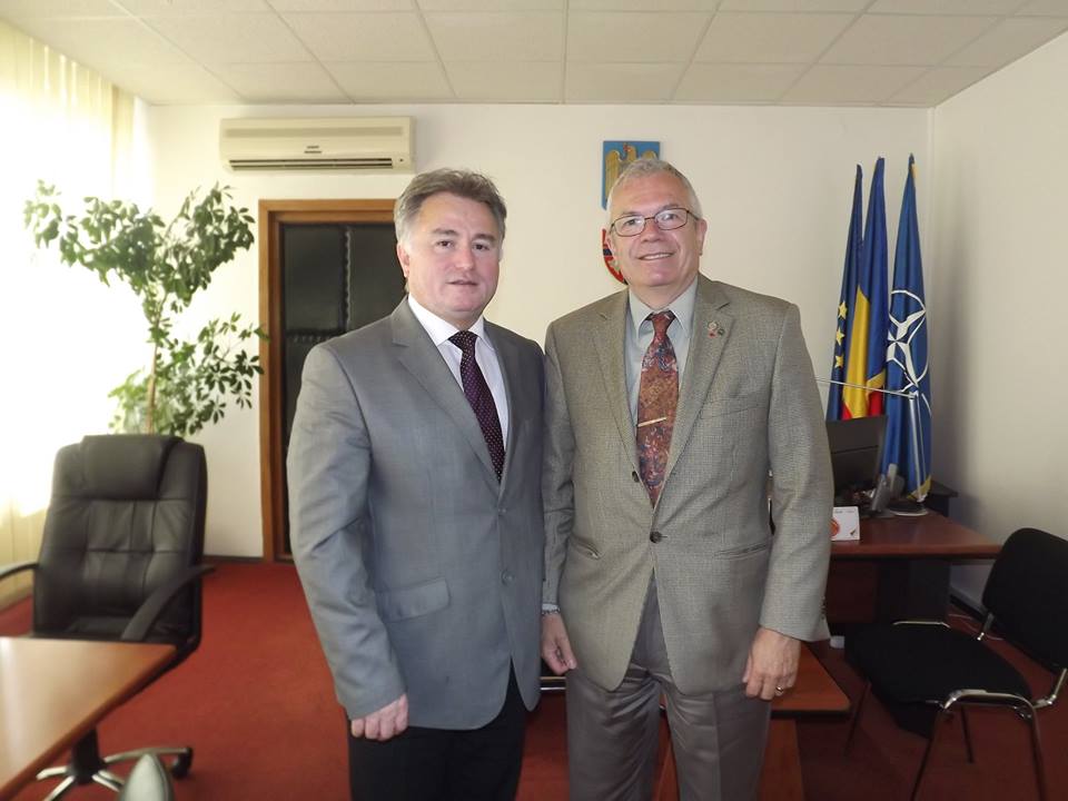 Corneliu Chișu, deputat în Parlamentul Canadei, în vizită la Prefectura Sălaj