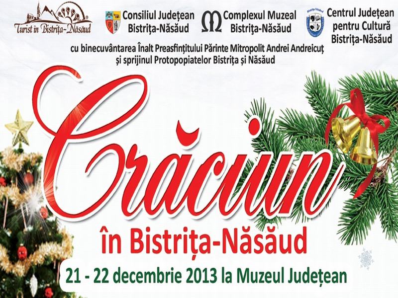 Muzeul Județean: Programul evenimentului ,,Crăciun în Bistrița-Năsăud”