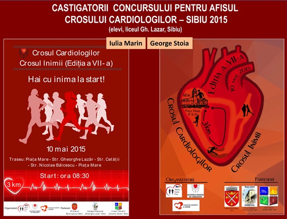 Crosul Cardiologilor – Crosul Inimii organizat în Sibiu în data de 10 mai