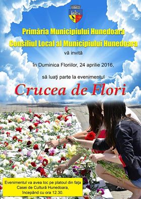 Crucea de Flori a devenit deja tradiție în municipiul Hunedoara