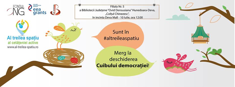 Cuibul Democrației din Deva, prima agoră comunitară creată de voluntari
