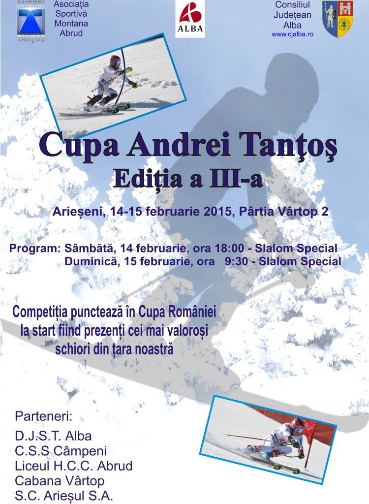 Cupa „Andrei Tanțoș” la schi, la cea de-a treia ediție