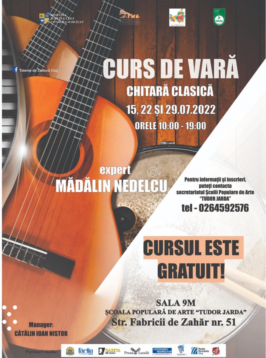 Pasionații de muzică, așteptați la cursurile de vară ale Școlii de Arte ,,Tudor Jarda”