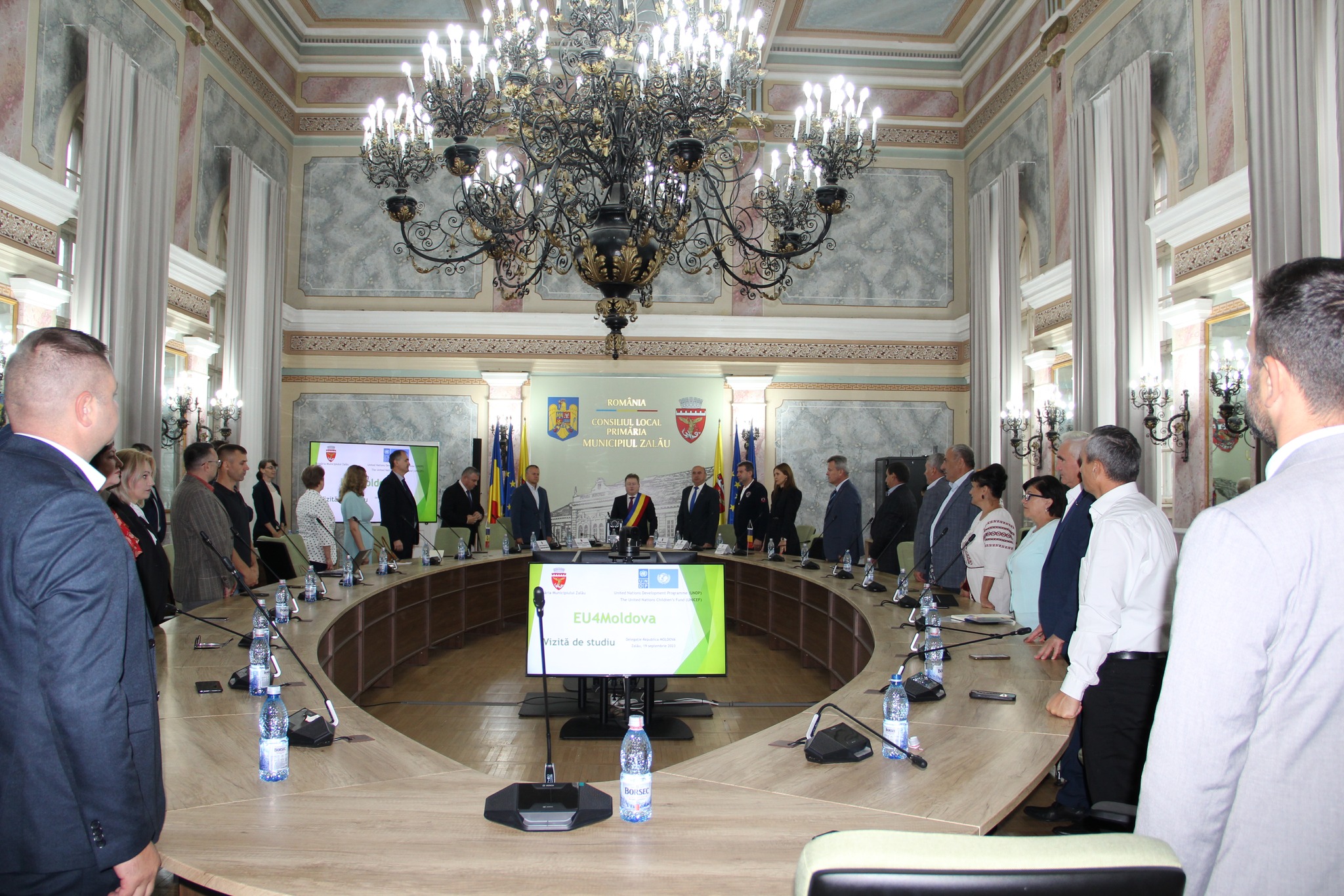 Delegație din Republica Moldova, în vizită de studiu la Primăria Municipiului Zalău