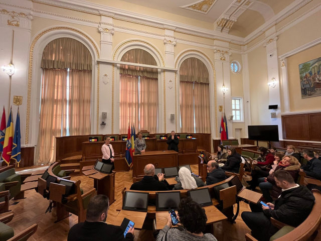 O delegație formată din reprezentanți ai mai multor țări a vizitat Primăria Oradea
