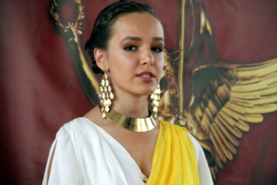 Denisa Andreea Pal va fi zeița Dea Victoria, la ediția din acest an a Festivalului Roman Zalău Porolissum