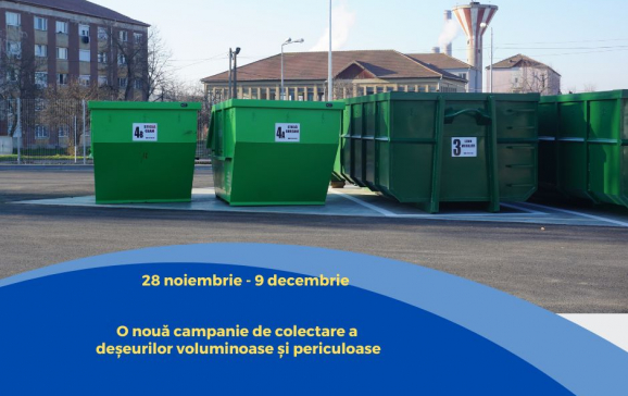 Începe o nouă campanie de colectare a deșeurilor voluminoase și periculoase în Oradea
