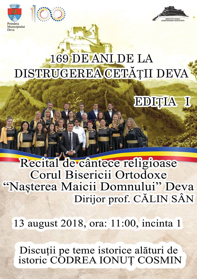 169 de ani de la distrugerea Cetății Deva