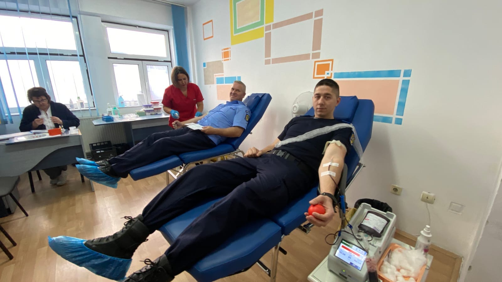 Jandarmii bistrițeni au donat sânge
