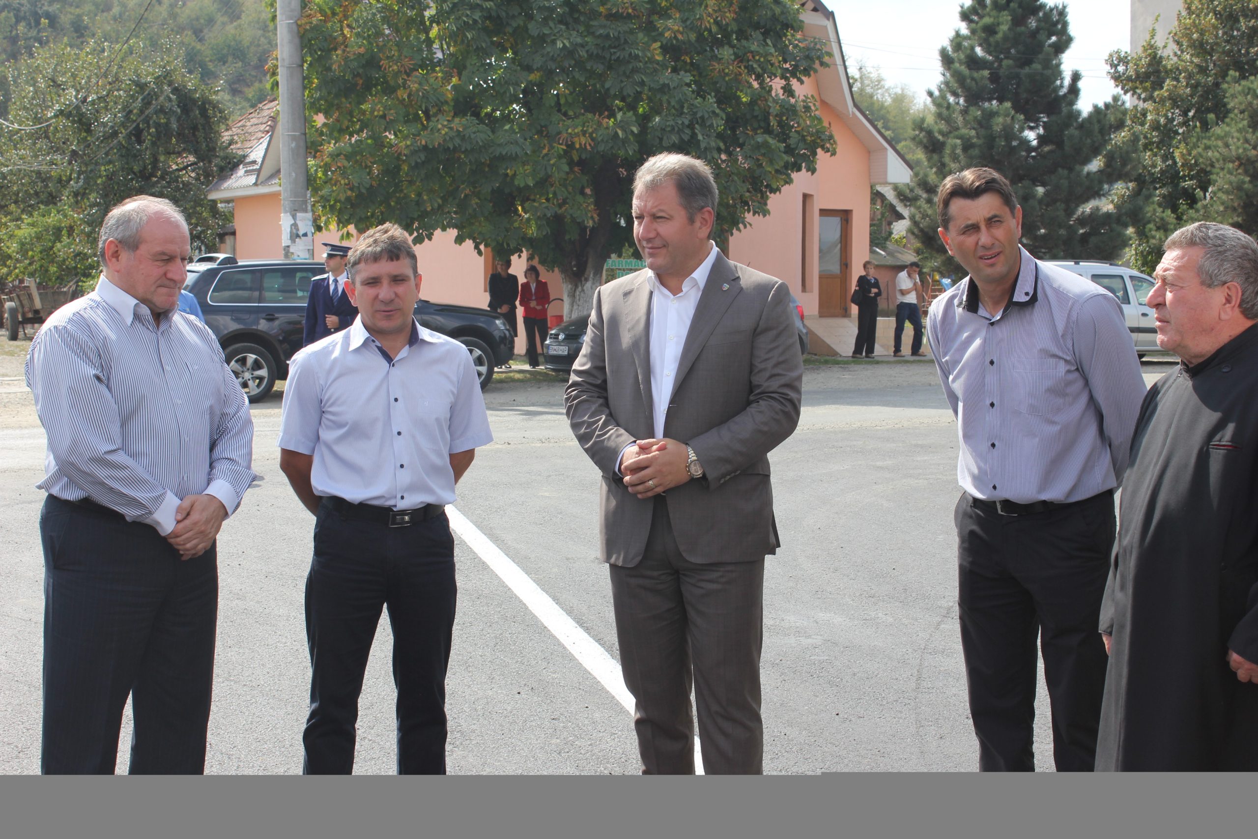 Radu Moldovan a participat la recepţia lucrărilor de modernizare a DJ 172K