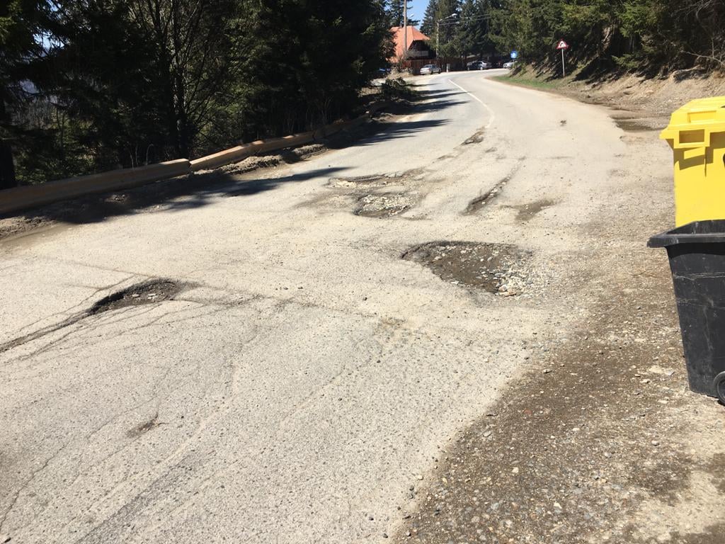 Lucrări pe drumurile județene din Sibiu