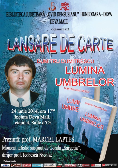 Volumul de versuri „Altfel, poemele” semnat de poetul Dumitru Tâlvescu va fi lansat joi