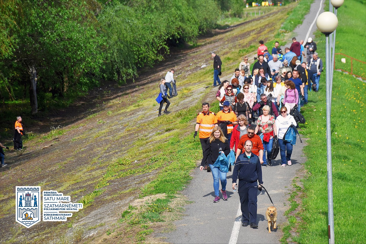 Primăria Municipiului Satu Mare s-a alăturat campaniei „Curățăm România”