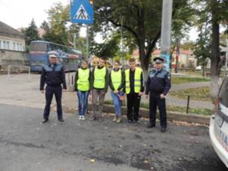 Elevii din Jibou au fost pentru câteva ore membri ai patrulelor de poliție