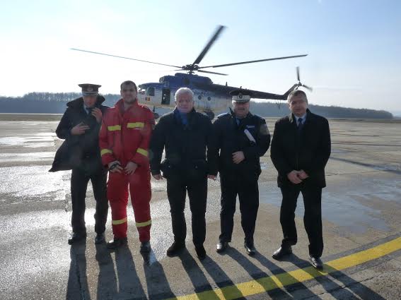 Maramureș: Zbor de recunoaștere efectuat de un elicopter MAI